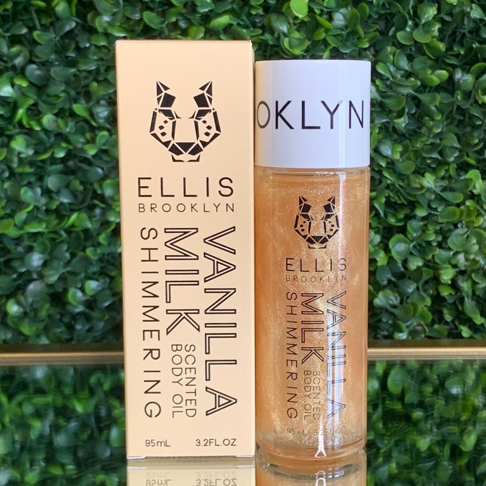 Ellis Brooklyn VANILLA MILK Shimmering Scented Body Oil | NEW | Full Size | BNIB